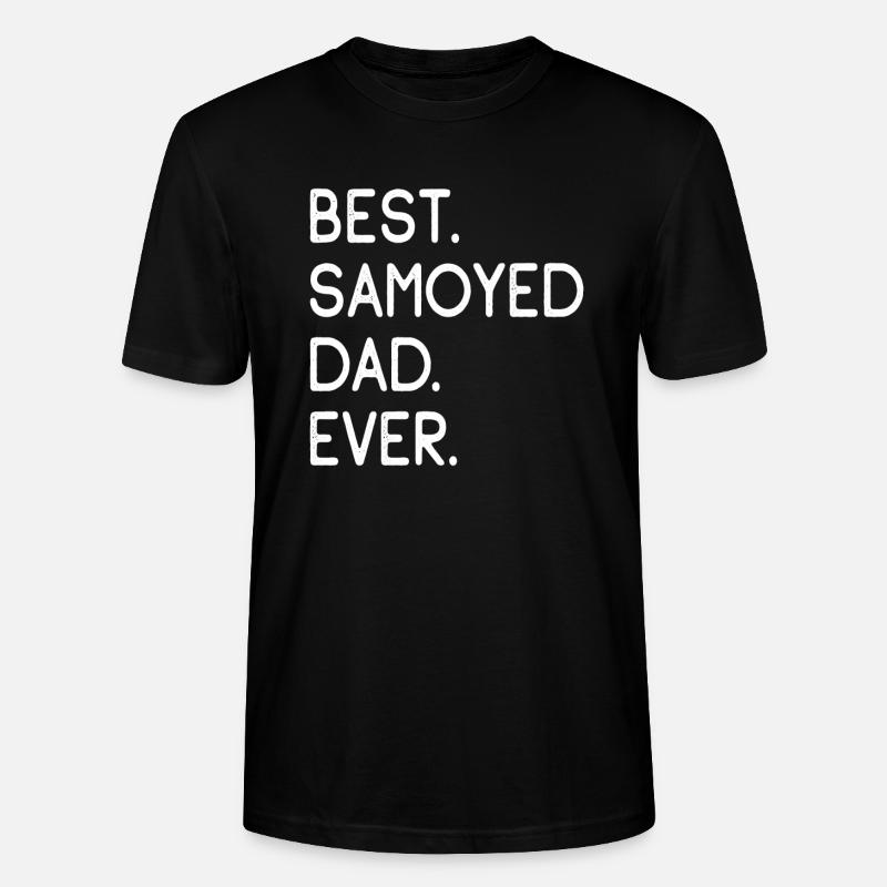 Samojede Samoyed - Stanley/Stella Unisex Bio-T-Shirt CRAFTER - Schwarz