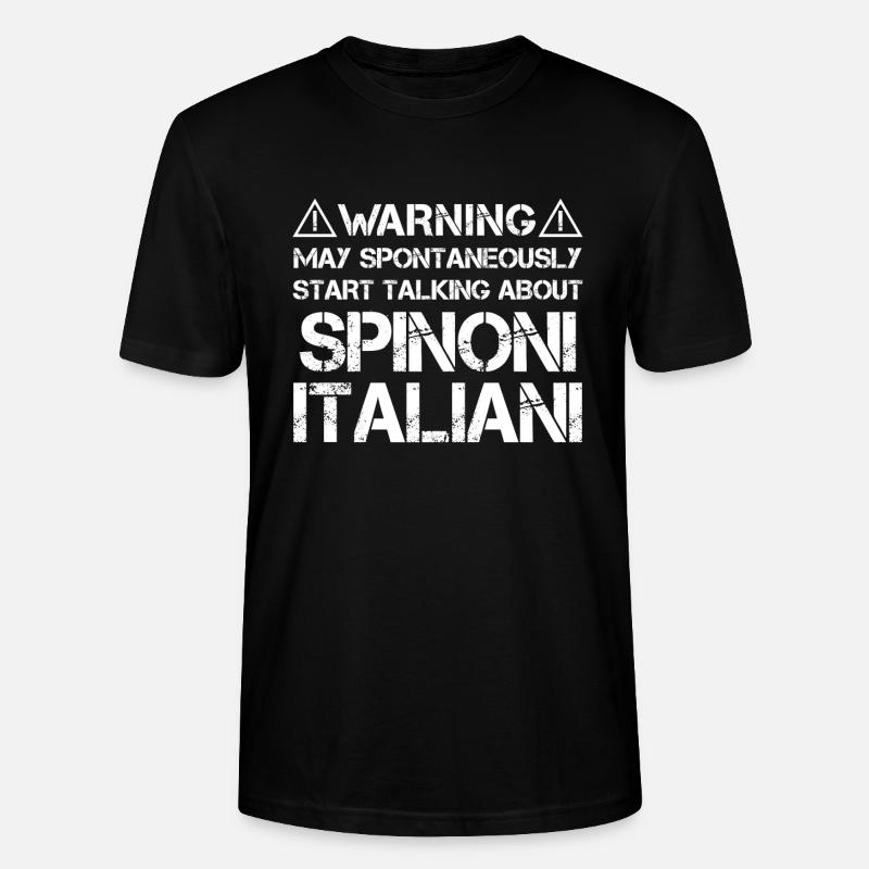 Spinone italien - T-shirt bio CRAFTER Stanley Stella Unisexe - noir