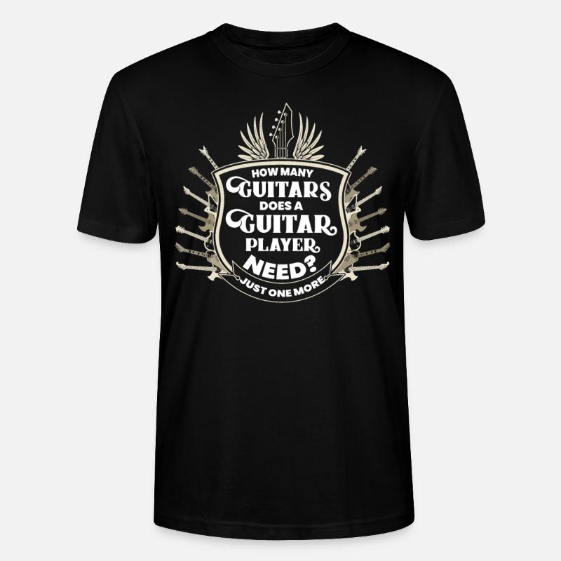 Guitariste, guitare guitariste - T-shirt bio CRAFTER Stanley Stella Unisexe - noir