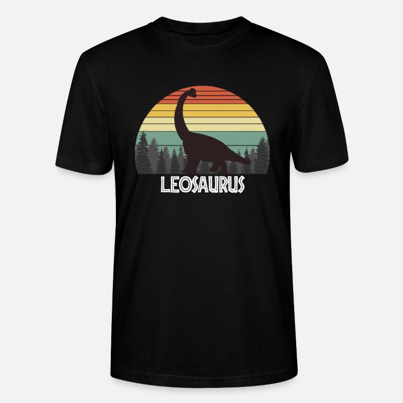 LEOSAURUS LEO SAURUS LEO DINOSAUR - T-shirt bio CRAFTER Stanley Stella Unisexe - noir
