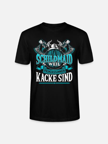 Schildmaid, Because Princesses are cocky - Stanley/Stella CRAFTER Unisex Organic T-Shirt - black