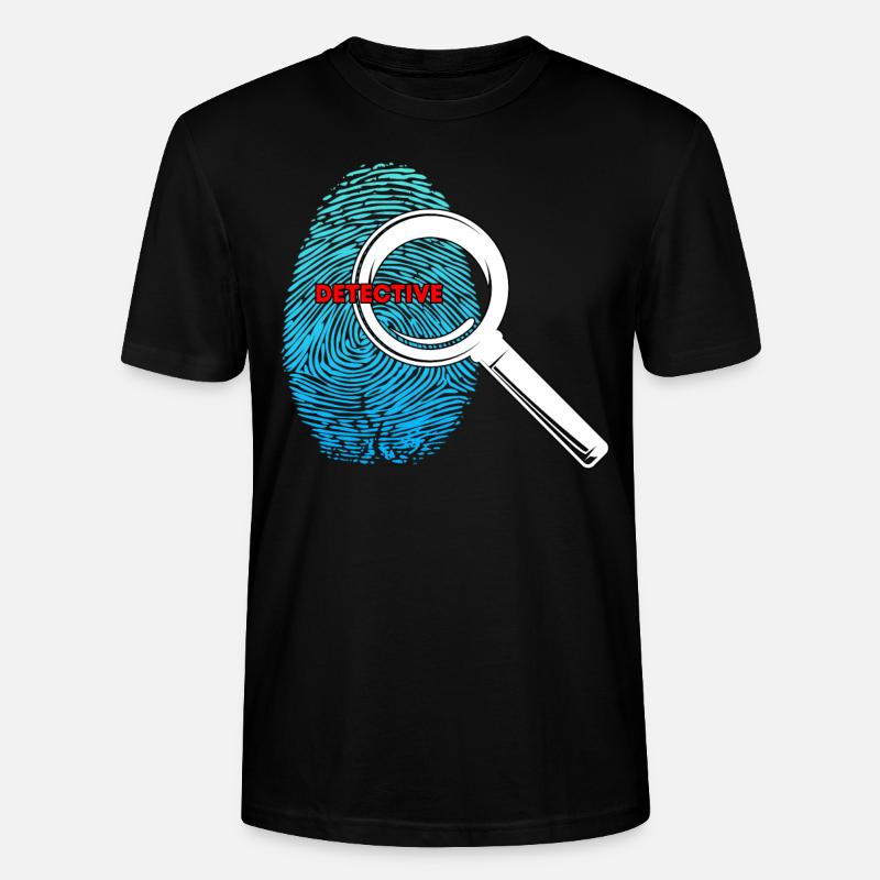Detektiv, Kinder, - Stanley/Stella Unisex Bio-T-Shirt CRAFTER - Schwarz