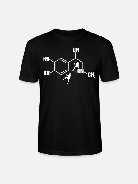 Klatring Adrenaline, Klatring, Klatring - Stanley Stella CRAFTER unisex økologisk-T-shirt - sort