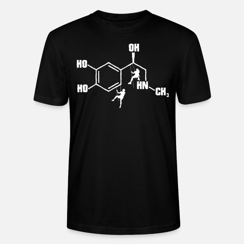 Escalade adrénaline, escalade, escalade - T-shirt bio CRAFTER Stanley Stella Unisexe - noir