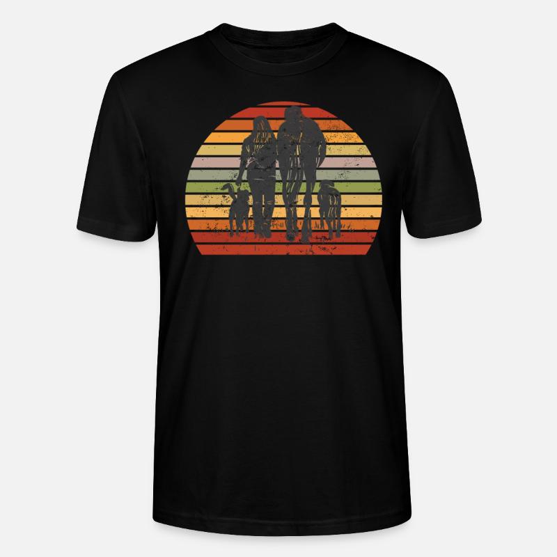 Pferd Hund - Stanley/Stella Unisex Bio-T-Shirt CRAFTER - Schwarz