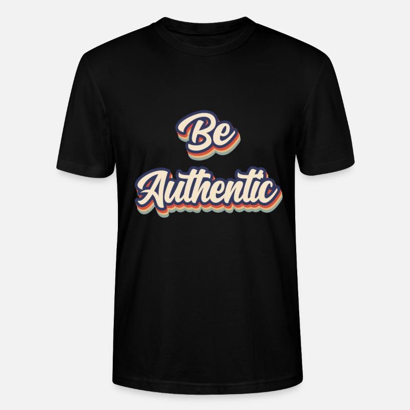 Be Authentic - T-shirt bio CRAFTER Stanley Stella Unisexe - noir