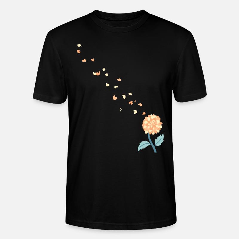 Fleur - T-shirt bio CRAFTER Stanley Stella Unisexe - noir