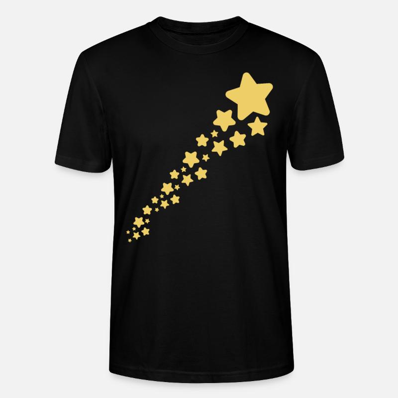 Sternschnuppe - Stanley/Stella Unisex Bio-T-Shirt CRAFTER - Schwarz