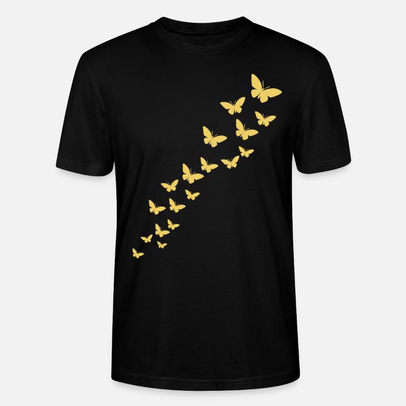 Papillon papillon - T-shirt bio CRAFTER Stanley Stella Unisexe - noir