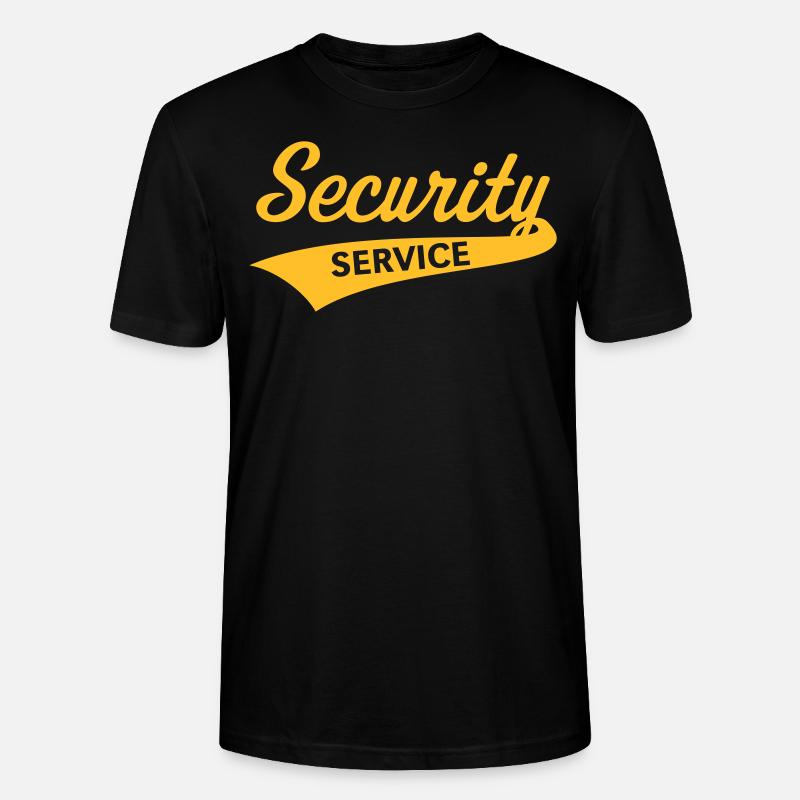 Service de sécurité (Sécurité / Équipe) - T-shirt bio CRAFTER Stanley Stella Unisexe - noir