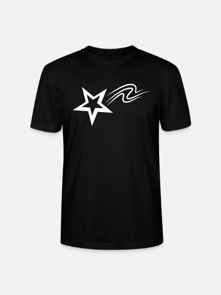 Sternschnuppe Geschenkidee - Stanley/Stella Unisex Bio-T-Shirt CRAFTER - Schwarz