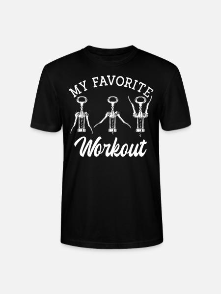 Wine lovers, wine drinking wine - Stanley/Stella CRAFTER Unisex Organic T-Shirt - black