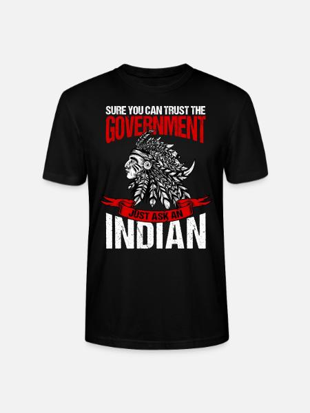 Trust the government - Stanley/Stella CRAFTER Unisex Organic T-Shirt - black