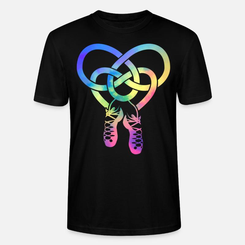 Irischer Steptanz - Stanley/Stella Unisex Bio-T-Shirt CRAFTER - Schwarz