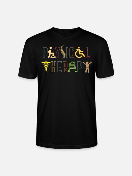 Physiotherapy - Stanley/Stella CRAFTER Unisex Organic T-Shirt - black