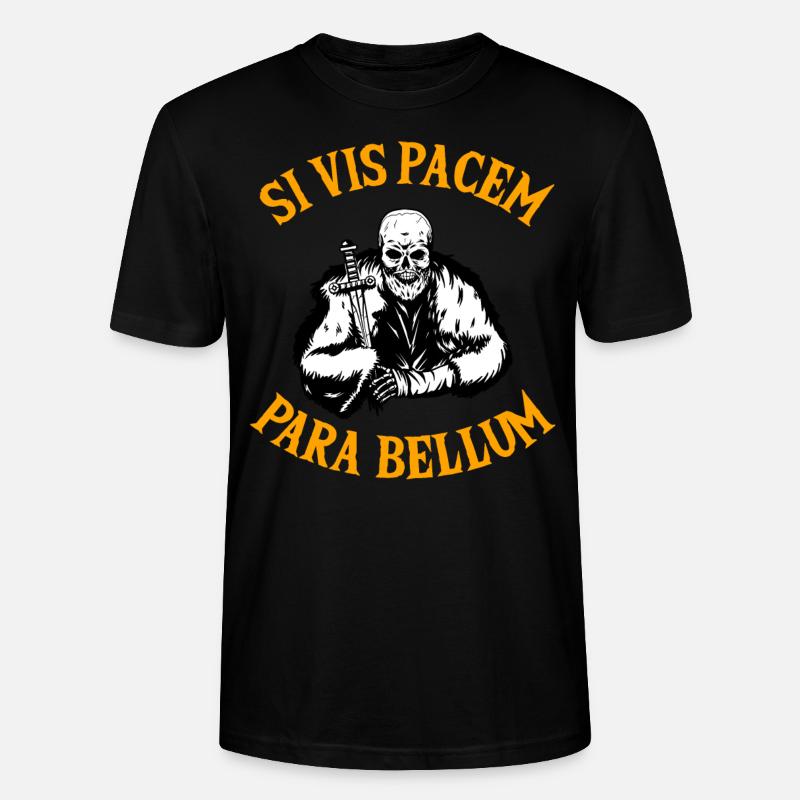 SI VIS Pacem Para Bellum - T-shirt bio CRAFTER Stanley Stella Unisexe - noir