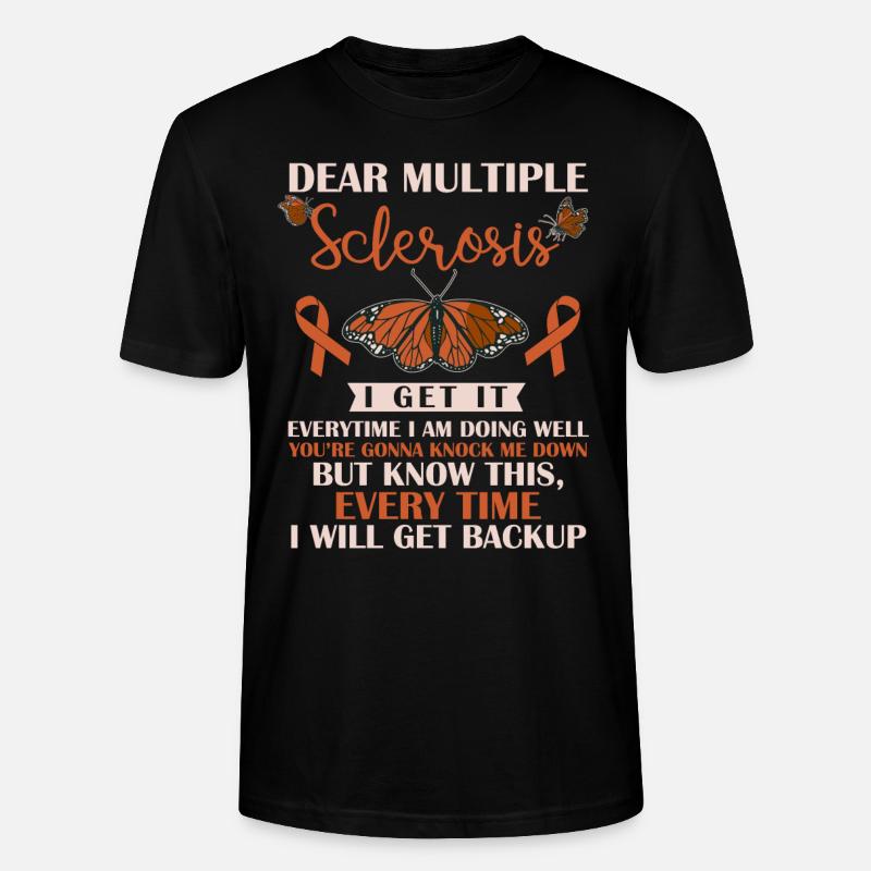 Multiple Sklerosebewusstsein, MS - Stanley/Stella Unisex Bio-T-Shirt CRAFTER - Schwarz