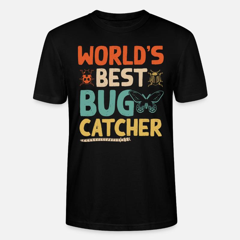 Der Beste Bugfänger Der Welt - Stanley/Stella Unisex Bio-T-Shirt CRAFTER - Schwarz