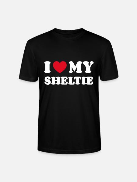 J’aime ma Sheltie - T-shirt bio CRAFTER Stanley Stella Unisexe - noir