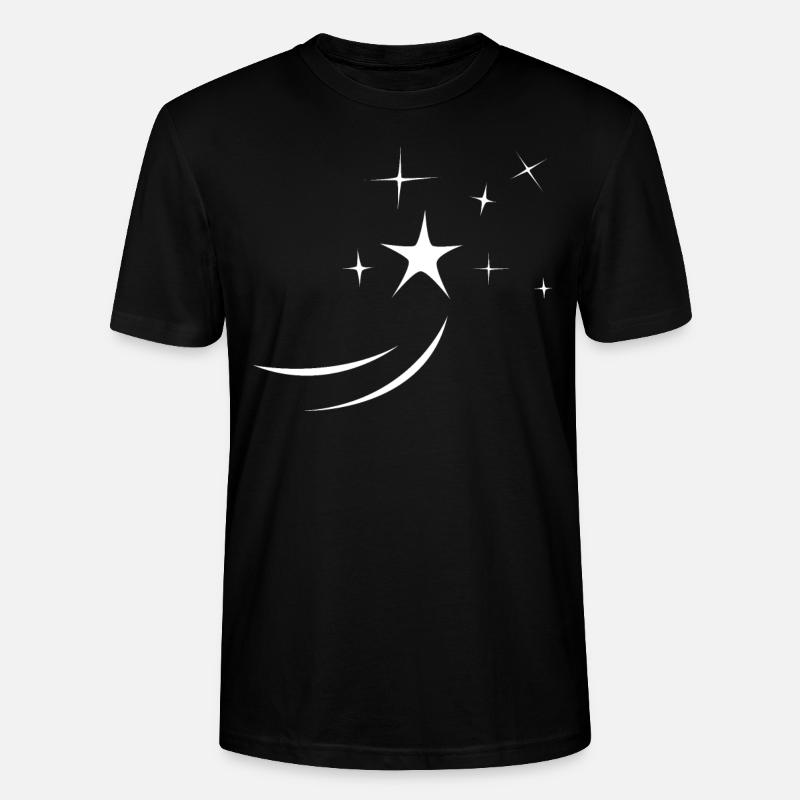 Sternschnuppe - Stanley/Stella Unisex Bio-T-Shirt CRAFTER - Schwarz