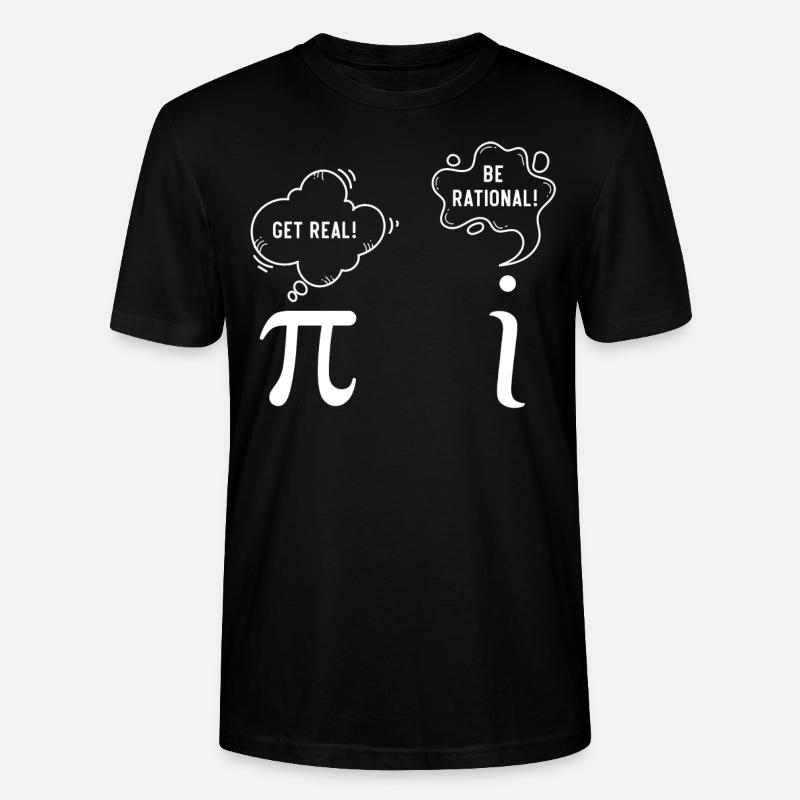 Rational Mathematical Nerd Gift - Stanley/Stella CRAFTER Unisex Organic T-Shirt - black
