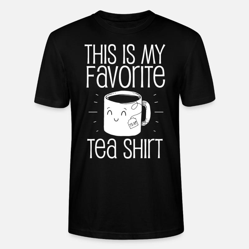 Lieblingsteehemd, Tee, Teetrinker - Stanley/Stella Unisex Bio-T-Shirt CRAFTER - Schwarz