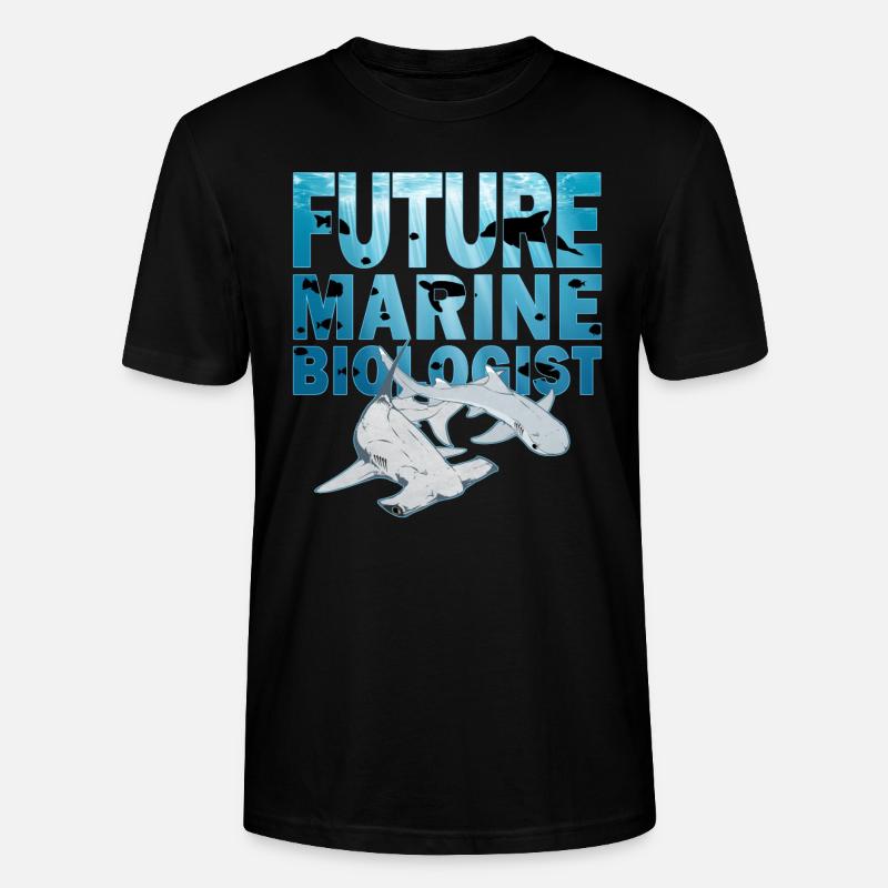 Requin-marteau à pointe blanche - T-shirt bio CRAFTER Stanley Stella Unisexe - noir