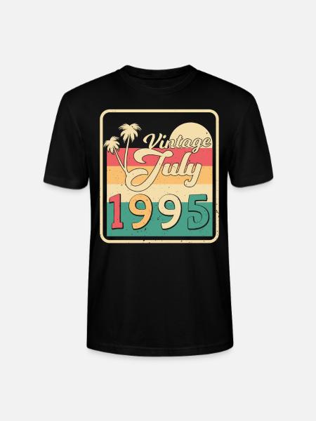 Geschenkidee 1995 Juli - Stanley/Stella Unisex Bio-T-Shirt CRAFTER - Schwarz