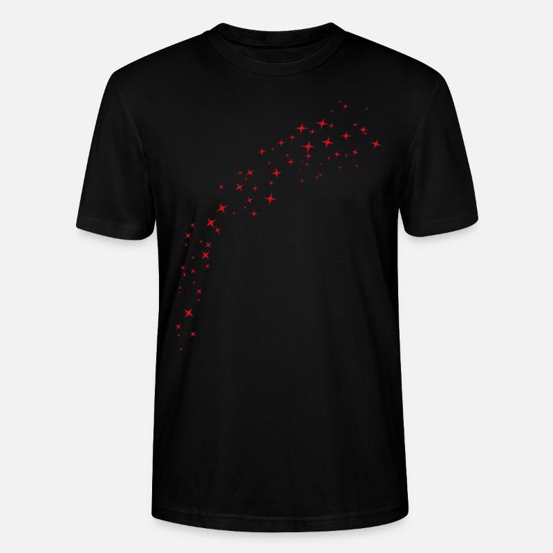Perfekter Roter Sternenbogen - Stanley/Stella Unisex Bio-T-Shirt CRAFTER - Schwarz
