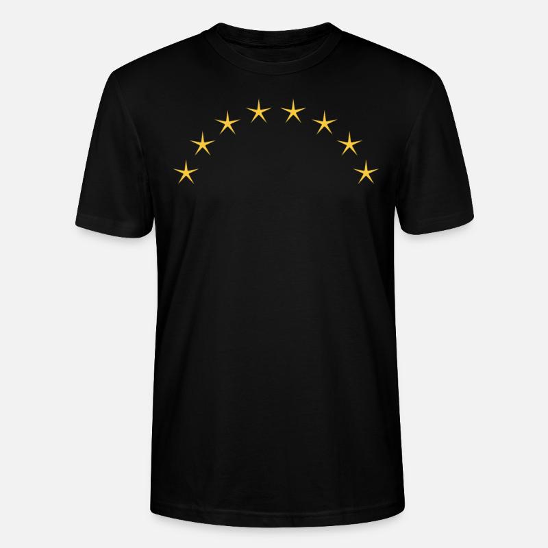 Conception de l’arche d’étoile dorée - T-shirt bio CRAFTER Stanley Stella Unisexe - noir