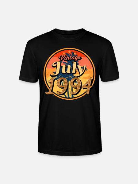1994 Juli Geschenkidee - Stanley/Stella Unisex Bio-T-Shirt CRAFTER - Schwarz