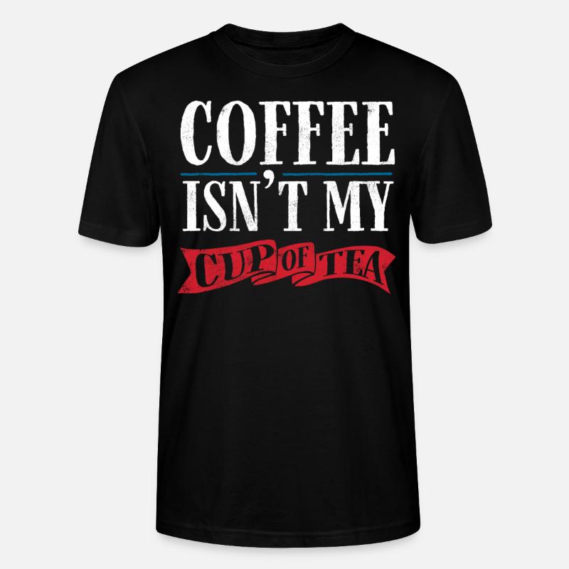 Teeliebhaber, Teetrinker, Tee, Teezeit - Stanley/Stella Unisex Bio-T-Shirt CRAFTER - Schwarz