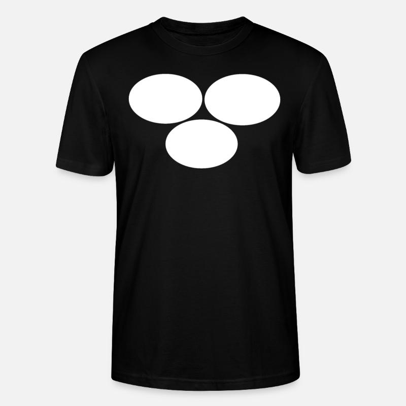 Three White Points - Stanley/Stella CRAFTER Unisex Organic T-Shirt - black