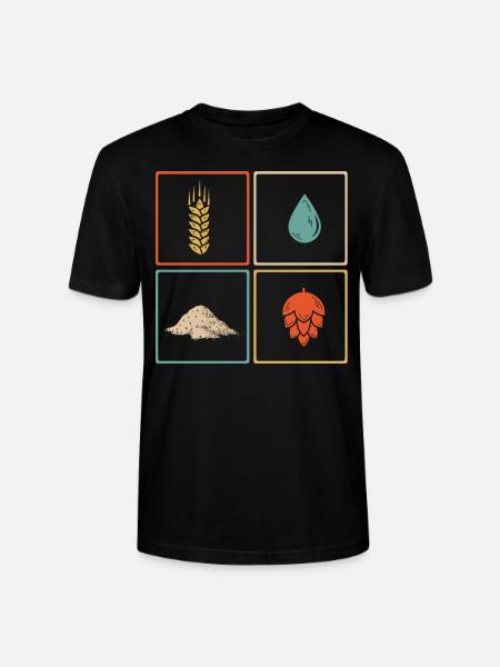 Bierbrauer, Bierliebhaber, IPA, Fassbier - Stanley/Stella Unisex Bio-T-Shirt CRAFTER - Schwarz