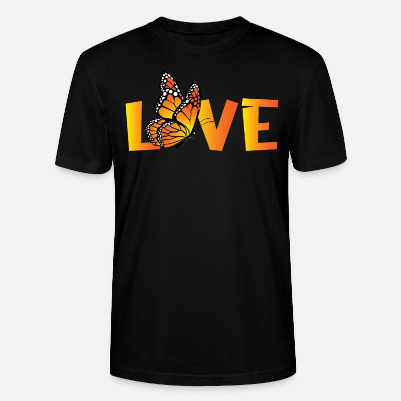 Monarchfalter - Stanley/Stella Unisex Bio-T-Shirt CRAFTER - Schwarz