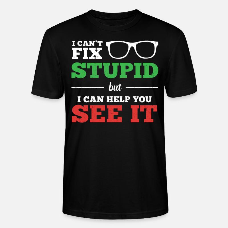 Optometrist Optometrie Augenarzt - Stanley/Stella Unisex Bio-T-Shirt CRAFTER - Schwarz