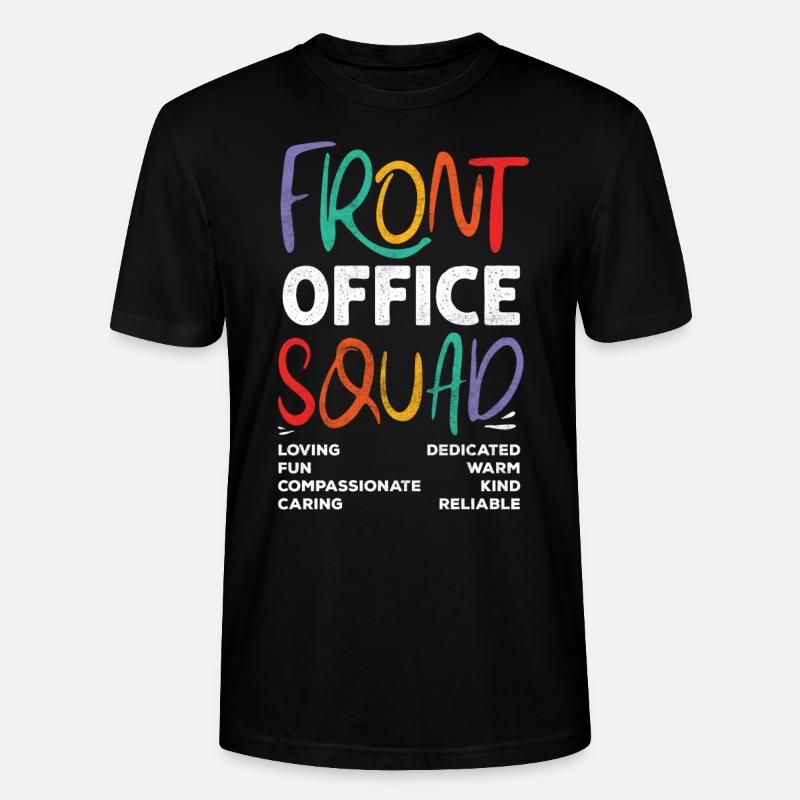 Front-Office-Kader - Stanley/Stella Unisex Bio-T-Shirt CRAFTER - Schwarz