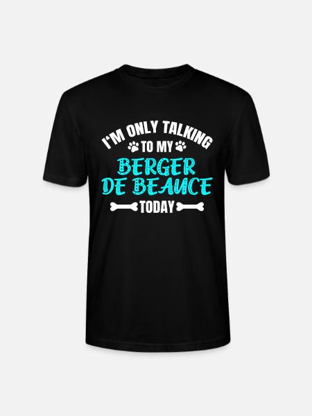 Berger De Beauce - T-shirt bio CRAFTER Stanley Stella Unisexe - noir