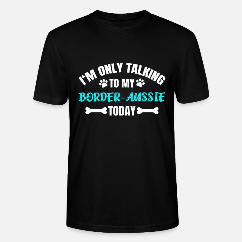 Border-Aussie - Stanley/Stella Unisex Bio-T-Shirt CRAFTER - Schwarz