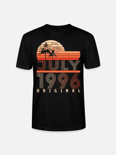 Year of construction July 1996 - Stanley/Stella CRAFTER Unisex Organic T-Shirt - black
