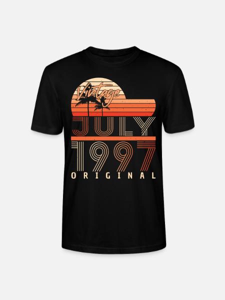 Baujahr Juli 1997 - Stanley/Stella Unisex Bio-T-Shirt CRAFTER - Schwarz