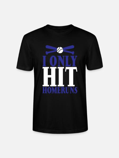 I Only Hit Homeruns 3 - Stanley/Stella CRAFTER Unisex Organic T-Shirt - black