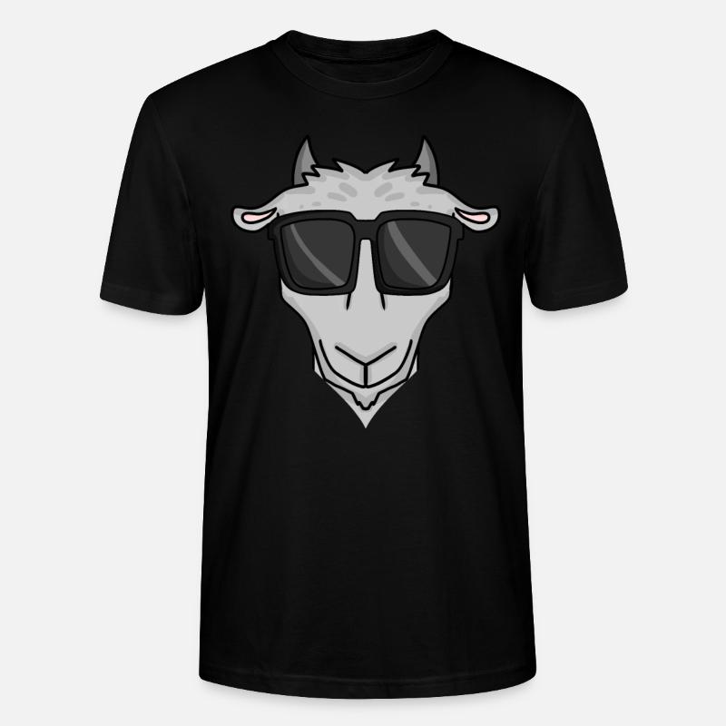 Chèvre cool - T-shirt bio CRAFTER Stanley Stella Unisexe - noir