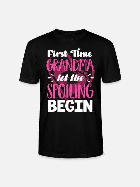 Erstmals Oma - Stanley/Stella Unisex Bio-T-Shirt CRAFTER - Schwarz