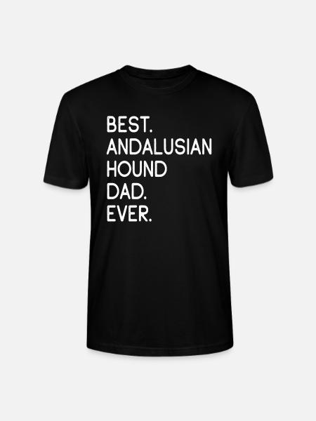 Andalusian Hound Dad - Stanley/Stella CRAFTER Unisex Organic T-Shirt - black