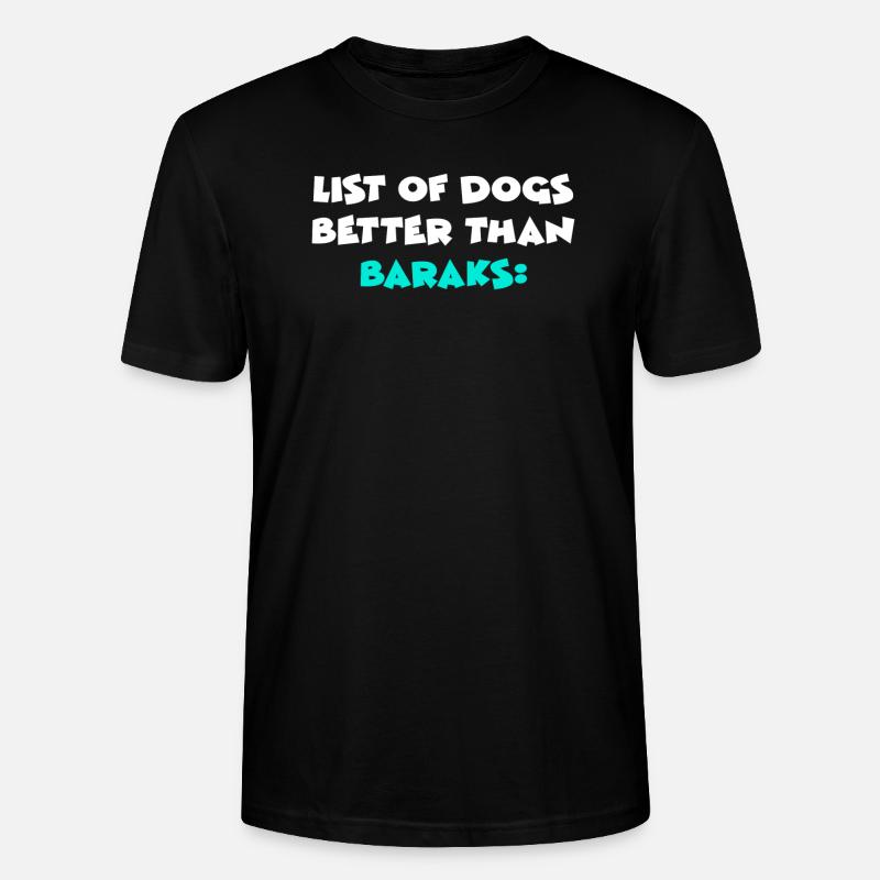 Baraks - T-shirt bio CRAFTER Stanley Stella Unisexe - noir
