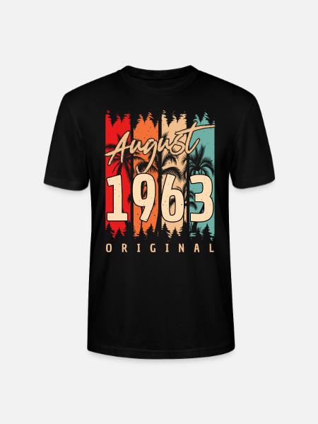 Août 1963 Original - T-shirt bio CRAFTER Stanley Stella Unisexe - noir