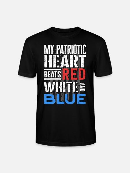 US patriotic quotes, patriot, patriots - Stanley/Stella CRAFTER Unisex Organic T-Shirt - black