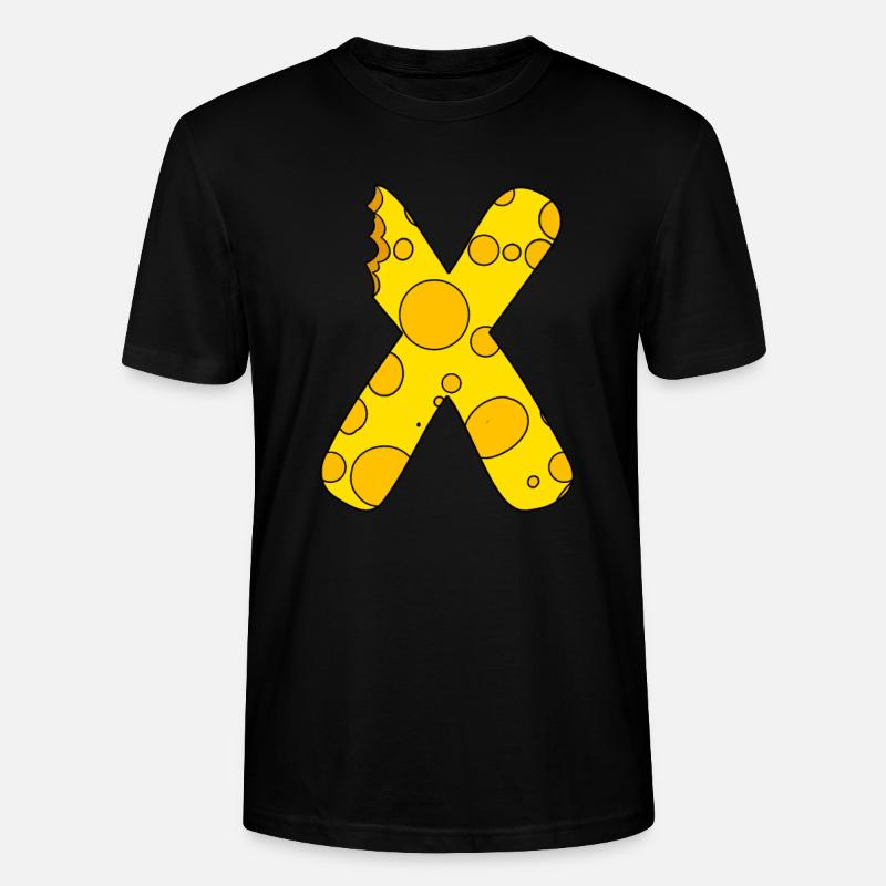 Buchstabe X - Stanley/Stella Unisex Bio-T-Shirt CRAFTER - Schwarz