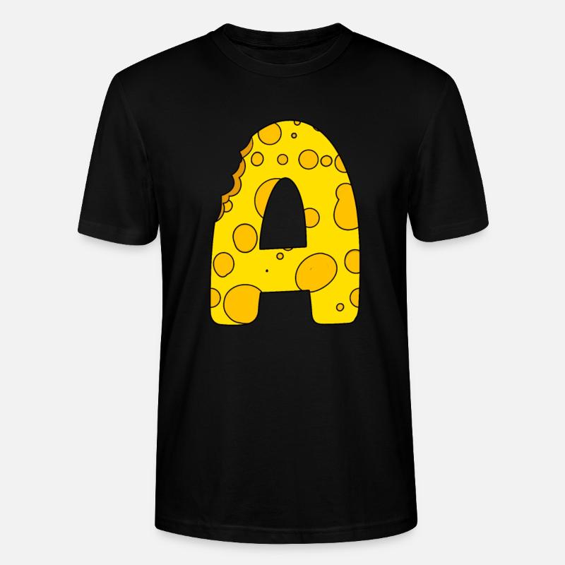 Buchstabe A - Stanley/Stella Unisex Bio-T-Shirt CRAFTER - Schwarz